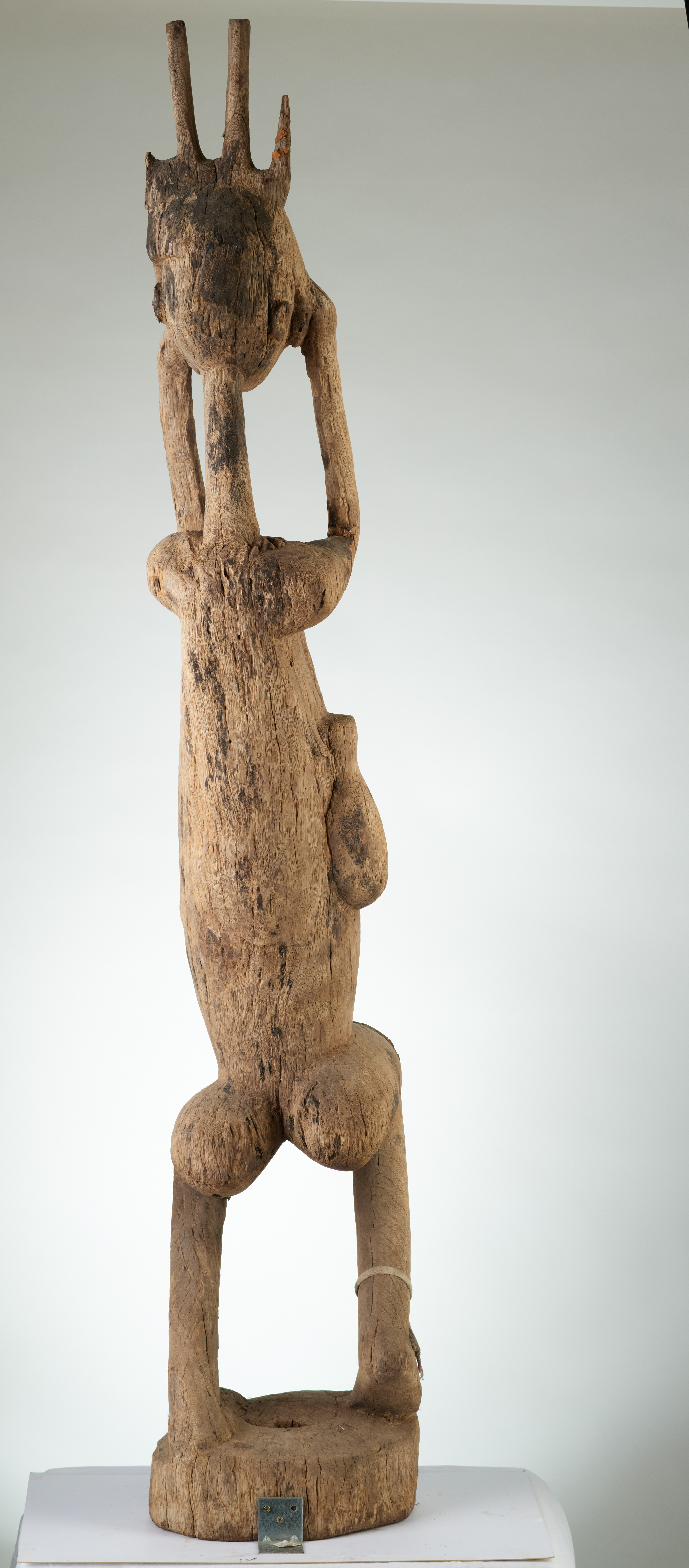 bambara (statue), d`afrique : MALI, statuette bambara (statue), masque ancien africain bambara (statue), art du MALI - Art Africain, collection privées Belgique. Statue africaine de la tribu des bambara (statue), provenant du MALI, 1816 Très ancienne statue érodée Bambara  homme de la société N