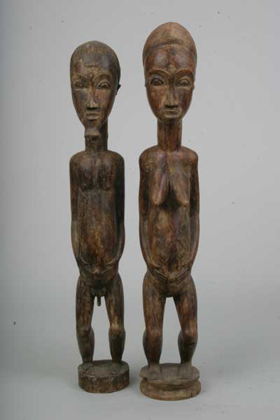 Baoule(statues), d`afrique : Côte d