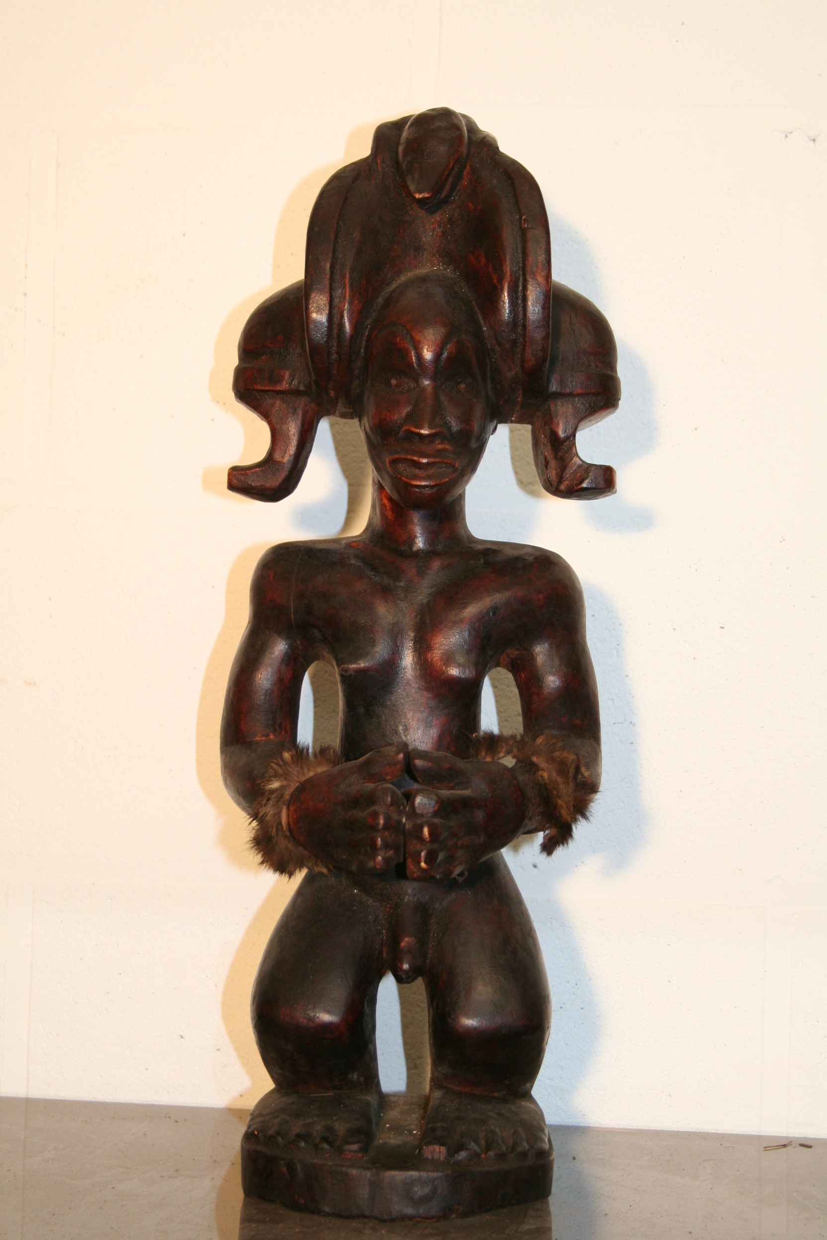 tchokwe(statue Tshibinga), d`afrique : R.d.du Congo, statuette tchokwe(statue Tshibinga), masque ancien africain tchokwe(statue Tshibinga), art du R.d.du Congo - Art Africain, collection privées Belgique. Statue africaine de la tribu des tchokwe(statue Tshibinga), provenant du R.d.du Congo, 1648:statue représentant Tshibinga Ilunga,l